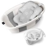 thermometer equipped baby bathtub