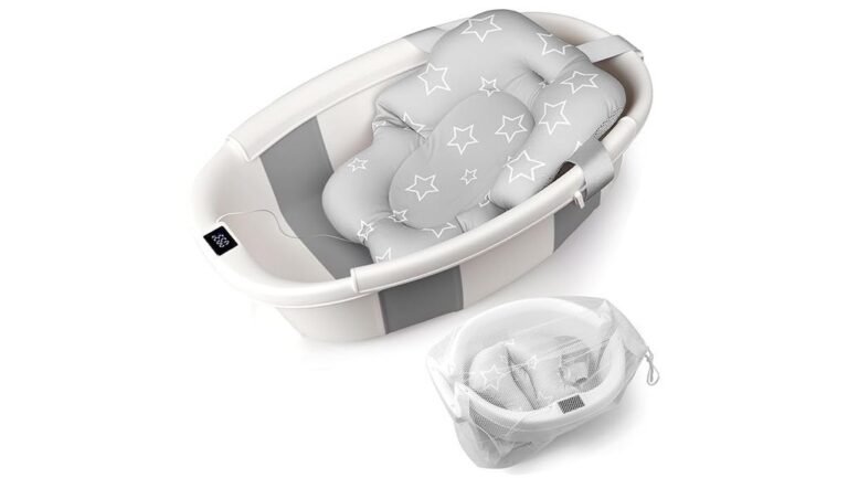 thermometer equipped baby bathtub