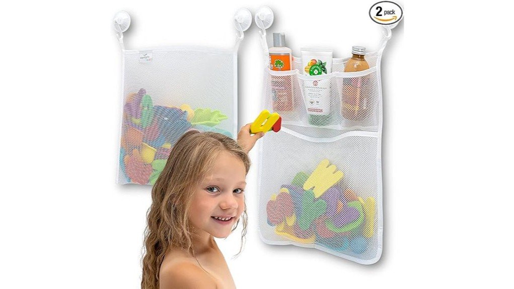 tidy bath toy storage