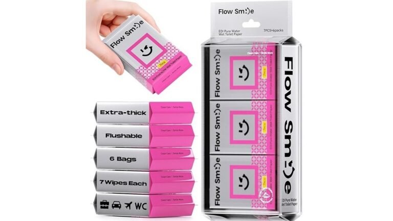 travel friendly flushable wipes
