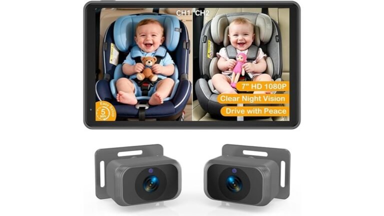 two kid baby car camera