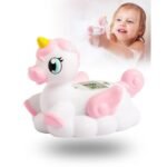 unicorn themed baby bath thermometer
