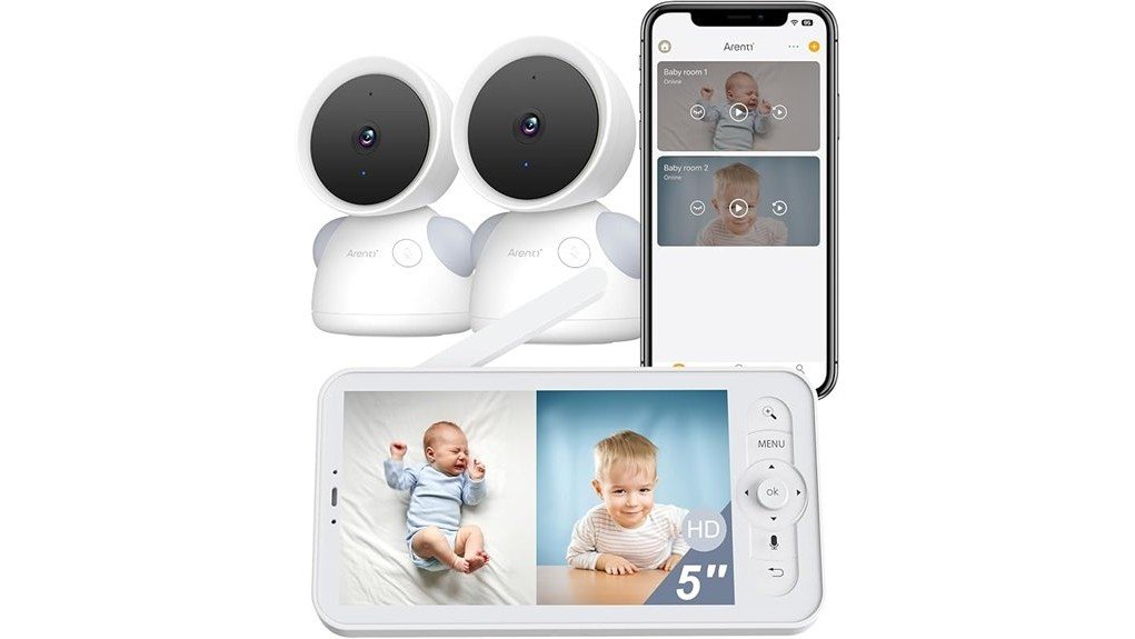 versatile dual camera baby monitor