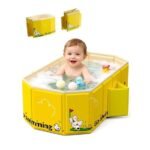 versatile space saving baby bathtub
