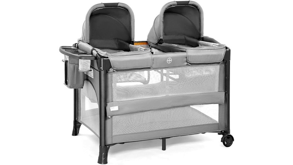 versatile twin baby bassinet