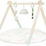 wooden baby play gym