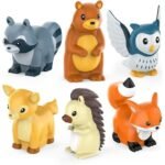 woodland animals bath fun